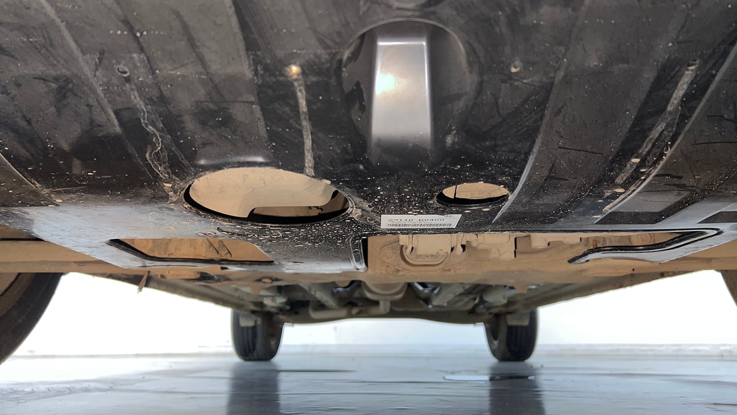 Used 2023 Hyundai Creta SX (O) 1.5 Petrol IVT Petrol Automatic extra FRONT LEFT UNDERBODY VIEW