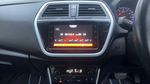 Used 2021 Maruti Suzuki S-Cross Zeta AT Petrol Automatic interior MUSIC SYSTEM & AC CONTROL VIEW