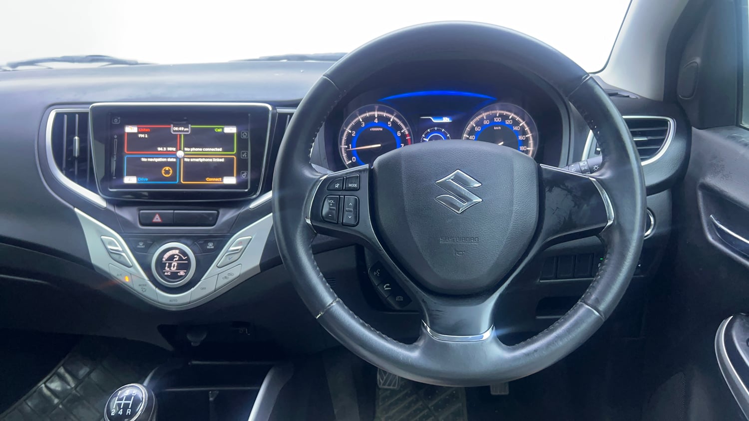 Used 2018 Maruti Suzuki Baleno Alpha 1.2 Petrol Manual interior STEERING VIEW