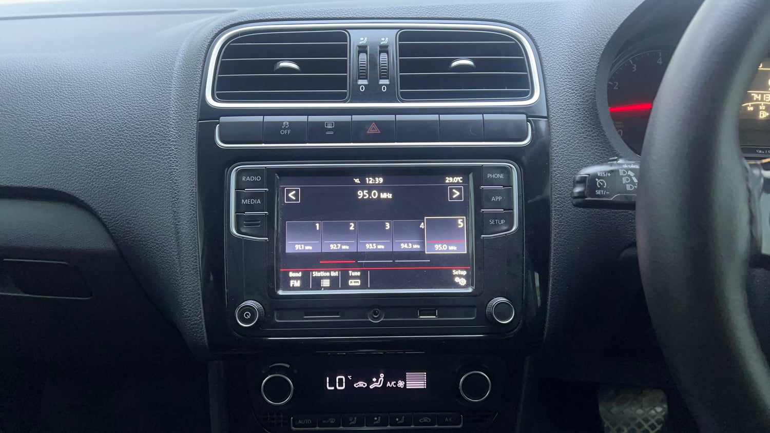 Used 2021 Volkswagen Polo GT Petrol Automatic interior MUSIC SYSTEM & AC CONTROL VIEW