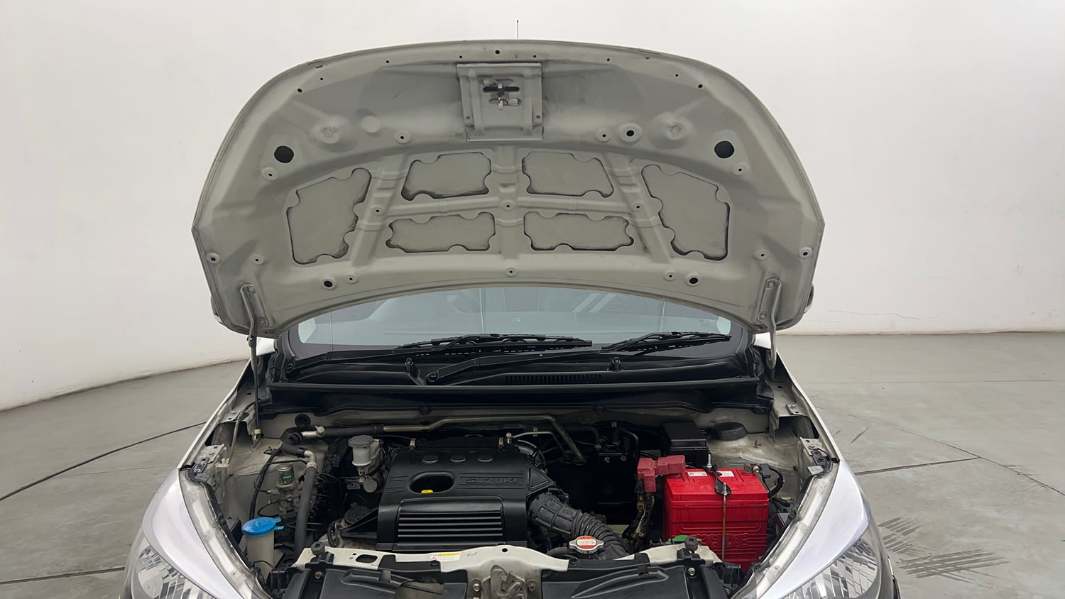 Used 2018 Maruti Suzuki Celerio X Zxi AMT Petrol Automatic engine ENGINE & BONNET OPEN FRONT VIEW