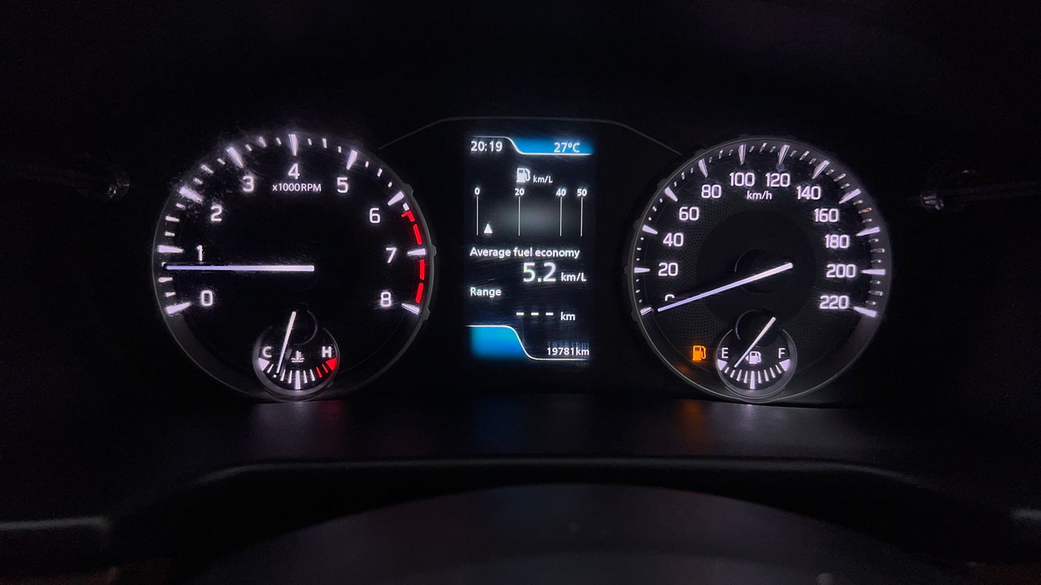 Used 2023 Maruti Suzuki Brezza Zxi Plus Dual Tone Petrol Manual interior CLUSTERMETER VIEW