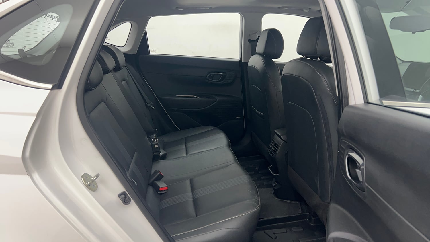 Used 2023 Hyundai New i20 Asta (O) 1.0 Turbo DCT Petrol Automatic interior RIGHT SIDE REAR DOOR CABIN VIEW