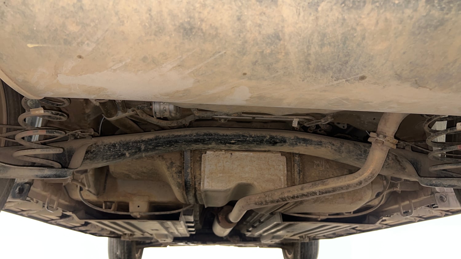 Used 2023 Maruti Suzuki Brezza Zxi Plus Dual Tone Petrol Manual extra REAR UNDERBODY VIEW (TAKEN FROM REAR)