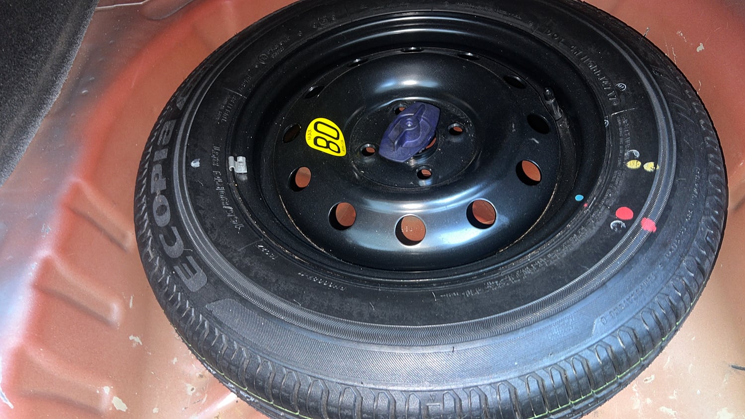 Used 2017 Maruti Suzuki Dzire ZXi Plus Petrol Manual tyres SPARE TYRE VIEW