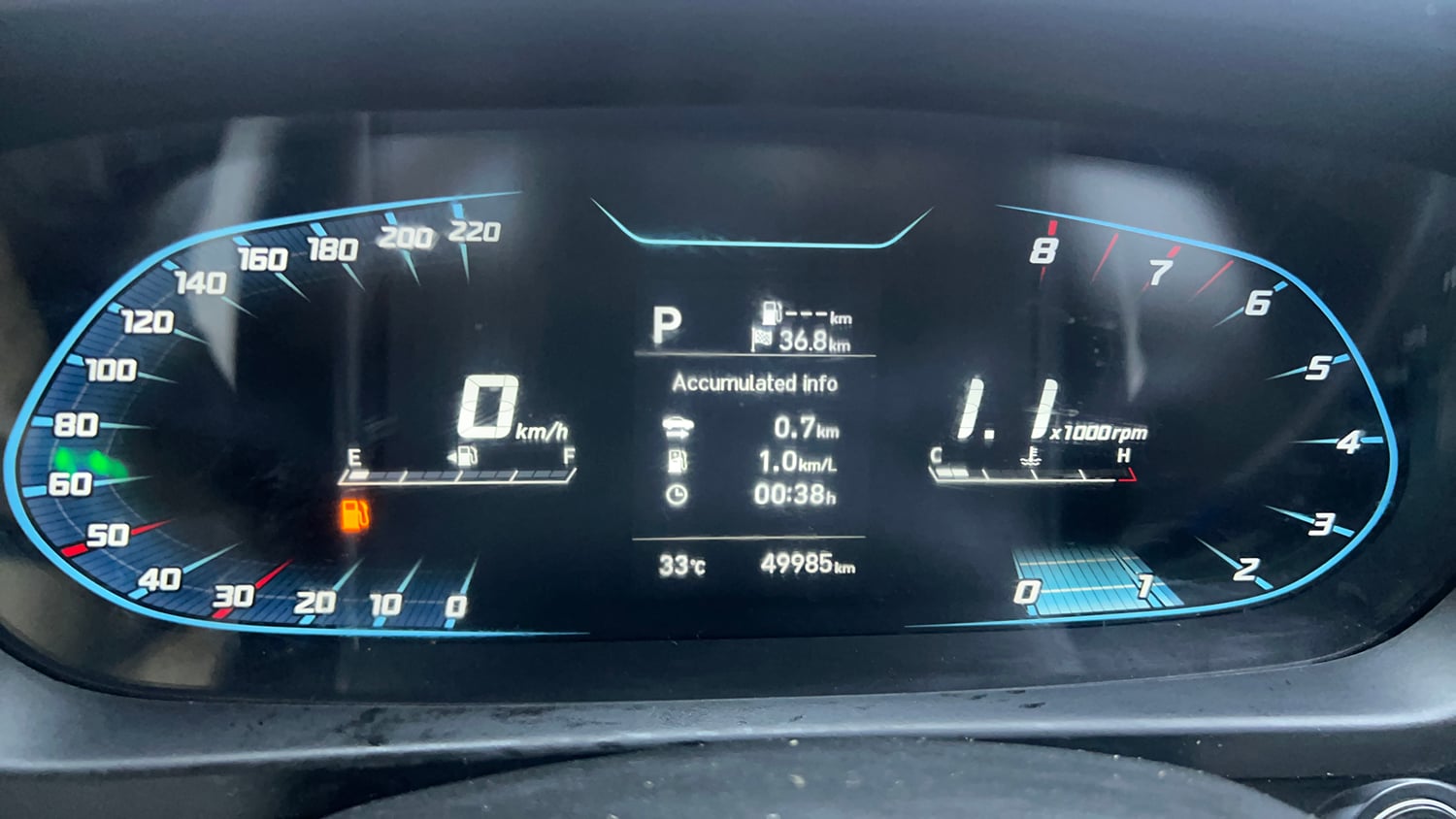 Used 2021 Hyundai New i20 Asta (O) 1.0 Turbo DCT Petrol Automatic interior CLUSTERMETER VIEW