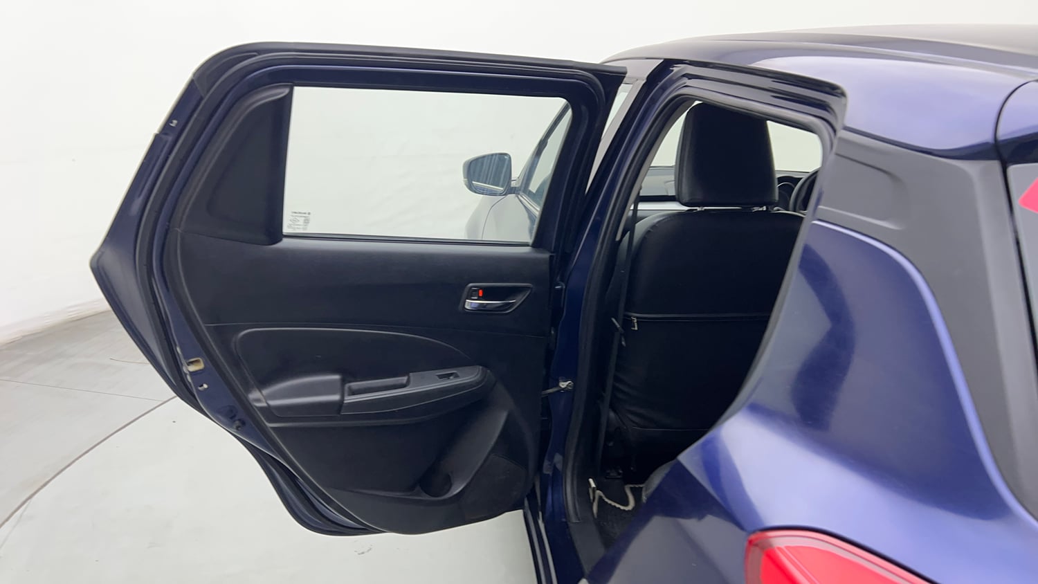 Used 2022 Maruti Suzuki Swift VXi Petrol Manual interior LEFT REAR DOOR OPEN VIEW
