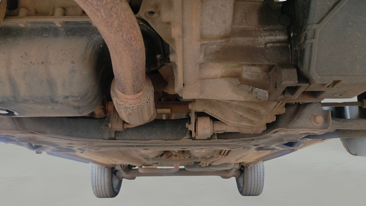 Used 2017 Ford EcoSport Ambiente 1.5L TDCi Diesel Manual extra FRONT LEFT UNDERBODY VIEW