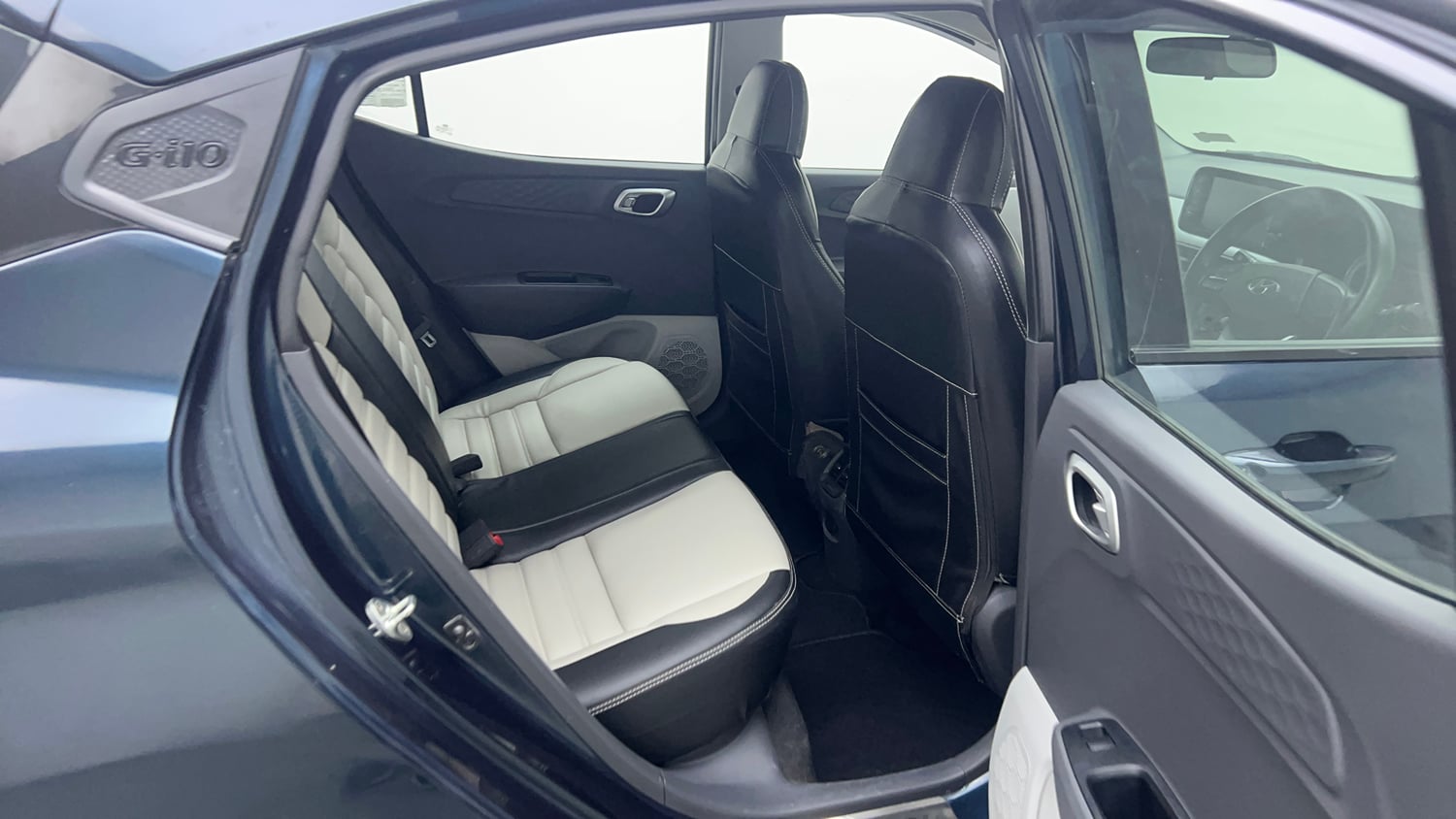 Used 2023 Hyundai Grand i10 Nios Sportz AMT 1.2 Kappa VTVT Petrol Automatic interior RIGHT SIDE REAR DOOR CABIN VIEW