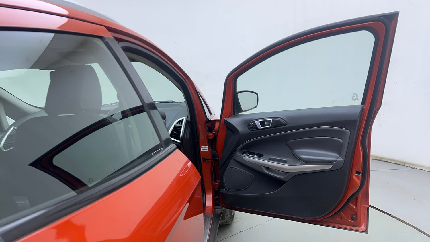 Used 2016 Ford EcoSport Titanium+ 1.5L TDCi Diesel Manual interior RIGHT FRONT DOOR OPEN VIEW