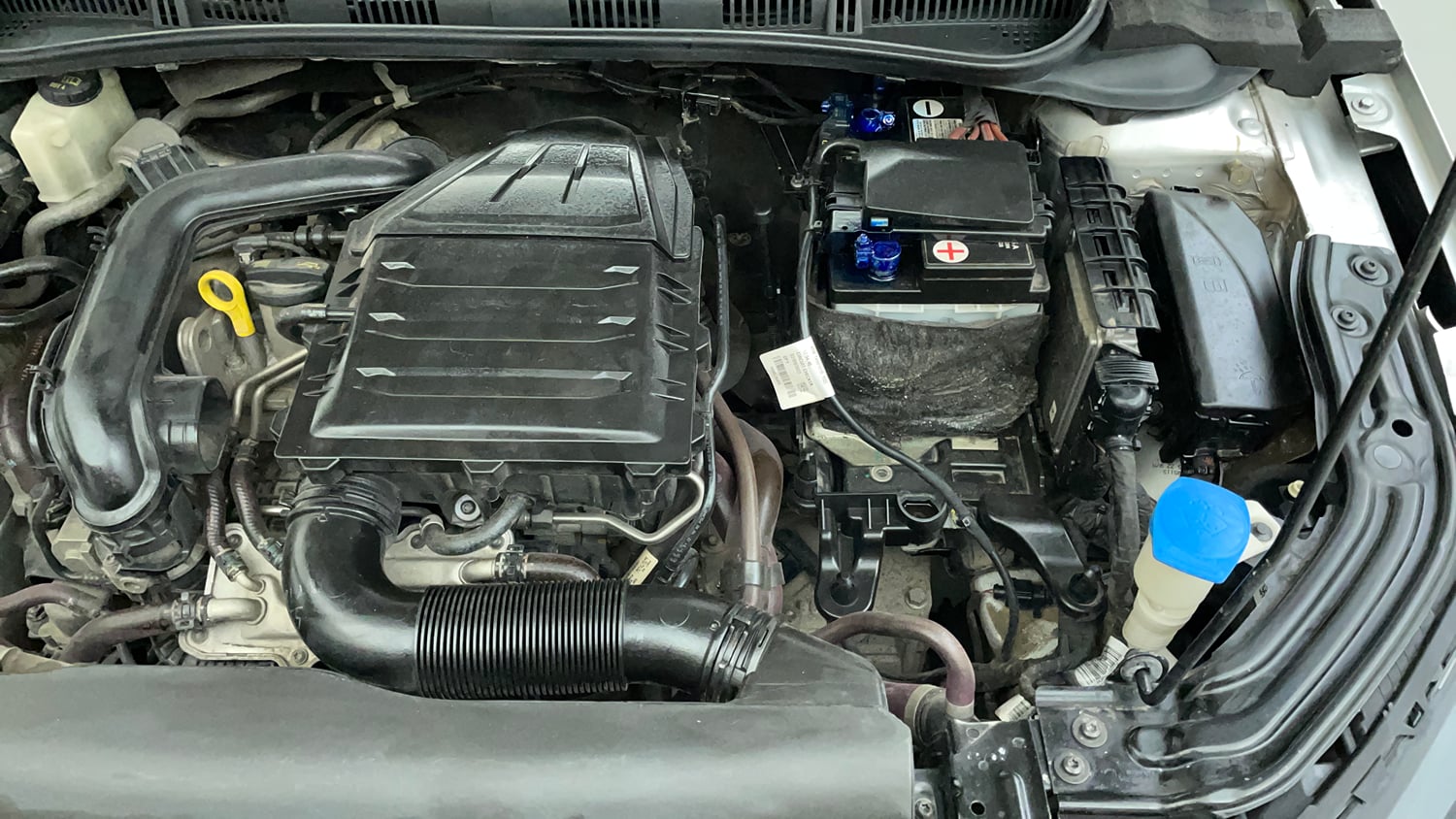 Used 2022 Skoda Slavia Style 1.0L TSI AT Petrol Automatic engine ENGINE LEFT SIDE VIEW