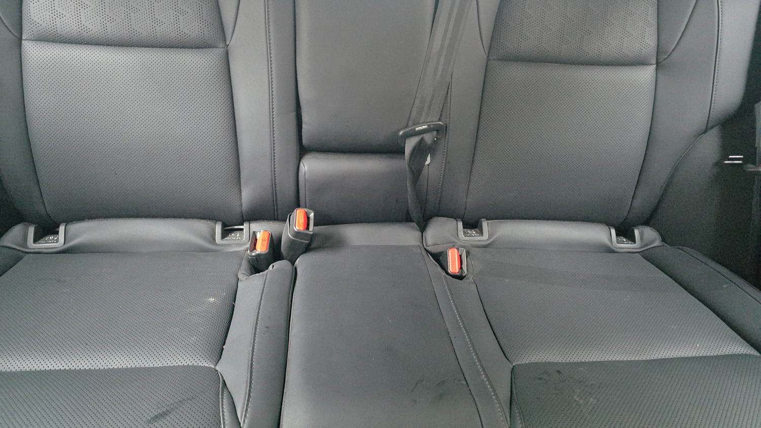 Used 2023 Tata Nexon Fearless Plus S 1.2 Revotron Petrol 6MT DT Petrol Manual interior REAR SEAT CONDITION VIEW