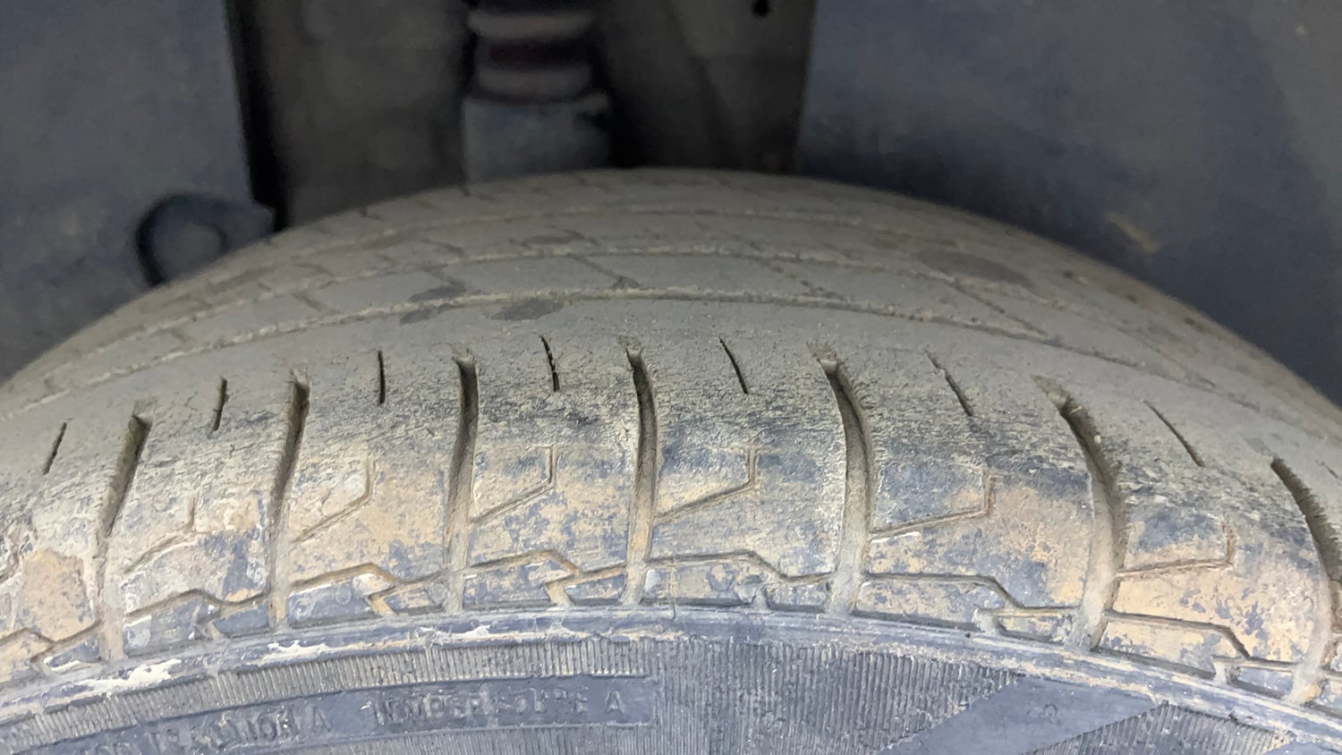 Used 2021 Kia Seltos HTX 1.5 Diesel Diesel Manual tyres RIGHT REAR TYRE TREAD VIEW