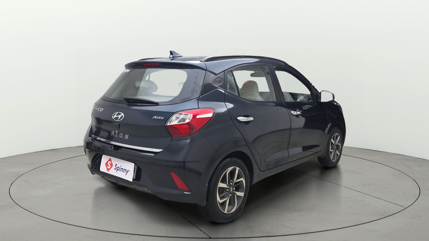 Used 2021 Hyundai Grand i10 Nios Asta 1.2 Kappa VTVT Petrol Manual exterior RIGHT REAR CORNER VIEW