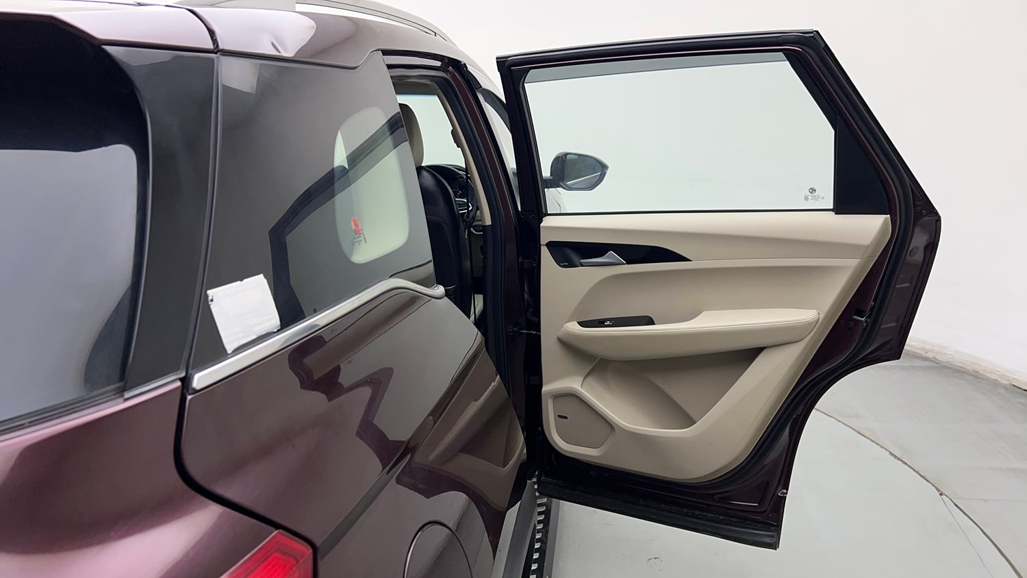 Used 2021 MG Motors Hector Sharp 1.5 Petrol CVT Petrol Automatic interior RIGHT REAR DOOR OPEN VIEW