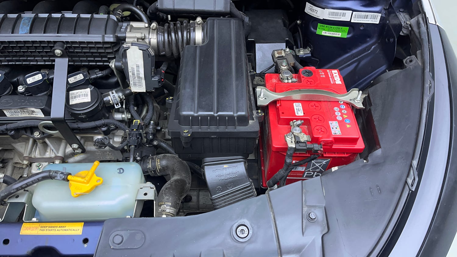Used 2024 Tata Altroz XZA Plus (S) Lux Petrol Petrol Automatic engine ENGINE LEFT SIDE VIEW