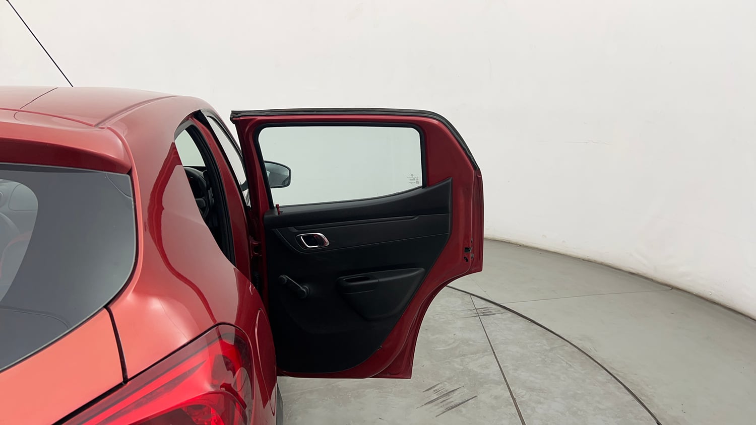 Used 2018 Renault Kwid 1.0 RXT AMT Opt Petrol Automatic interior RIGHT REAR DOOR OPEN VIEW