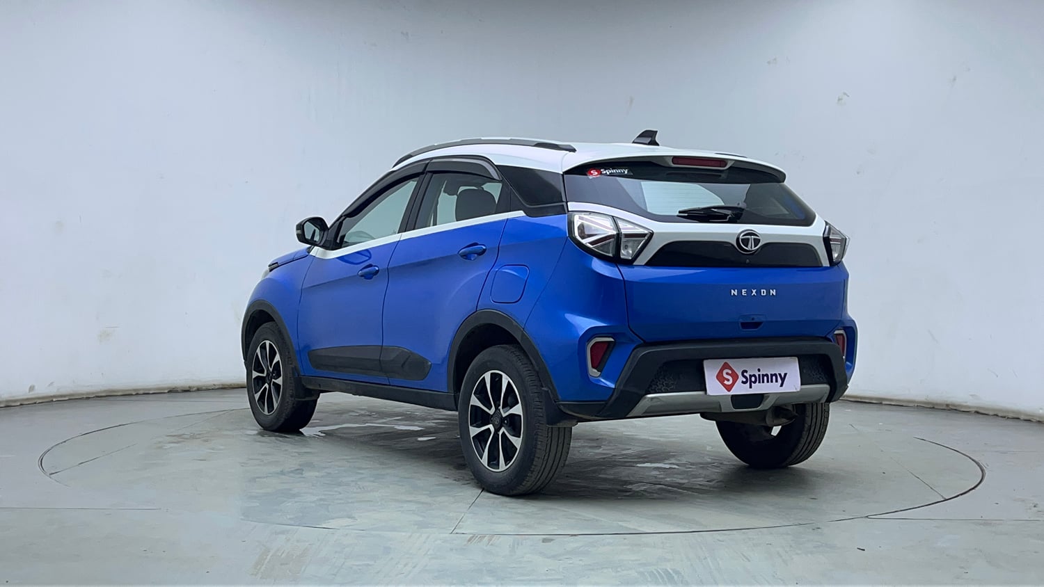 Used 2020 Tata Nexon XZA Plus (O) Petrol Automatic exterior LEFT REAR CORNER VIEW