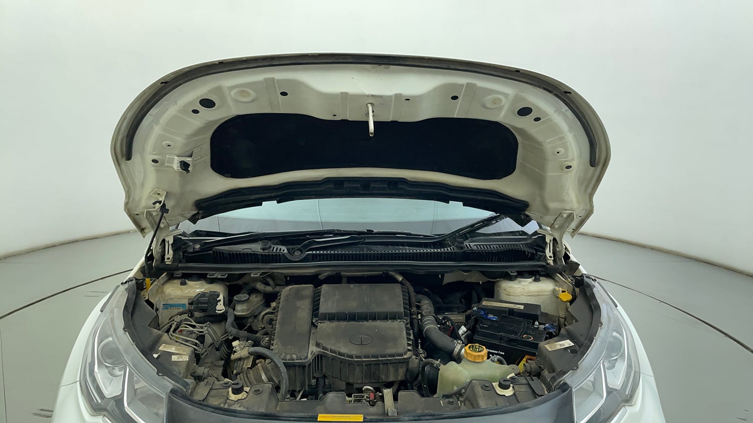 Used 2021 Tata Nexon XZA Plus Diesel Diesel Automatic engine ENGINE & BONNET OPEN FRONT VIEW