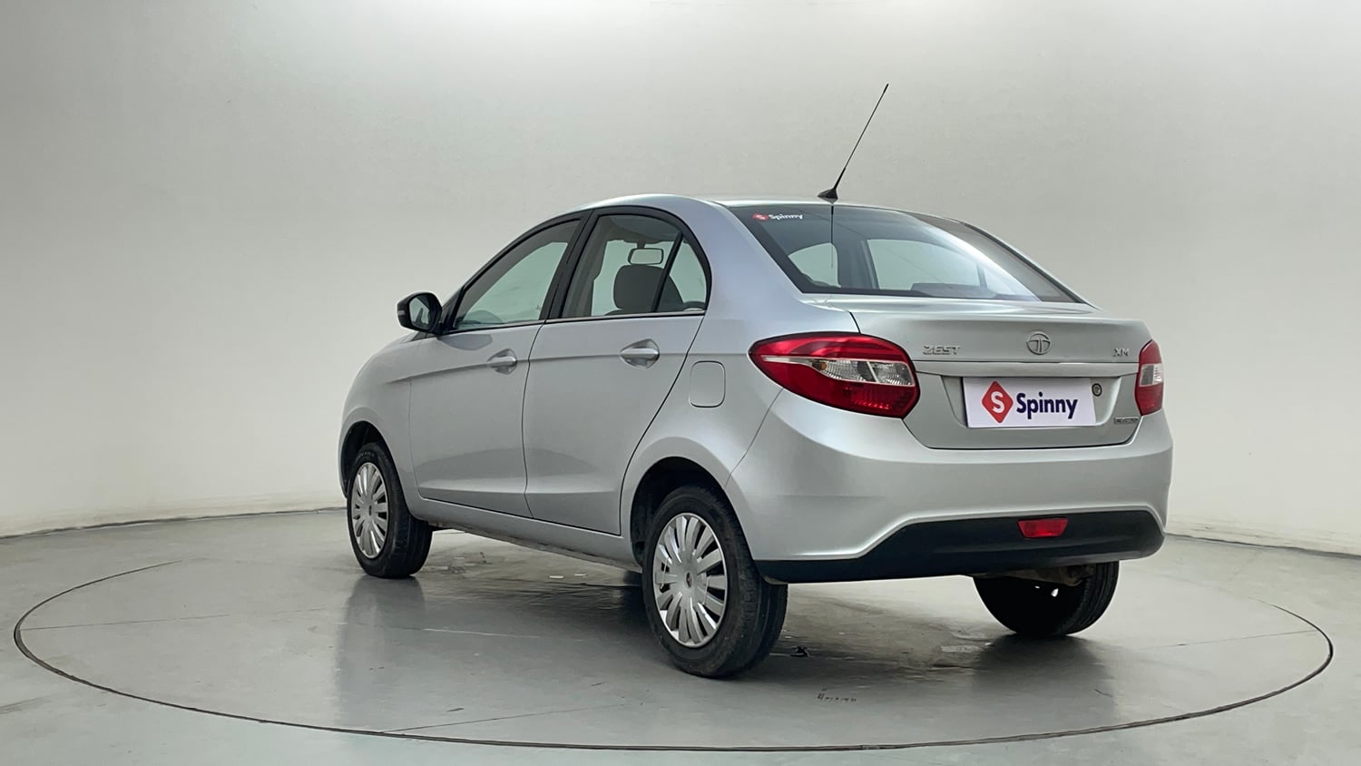 Used 2015 Tata Zest XM Petrol Petrol Manual exterior LEFT REAR CORNER VIEW