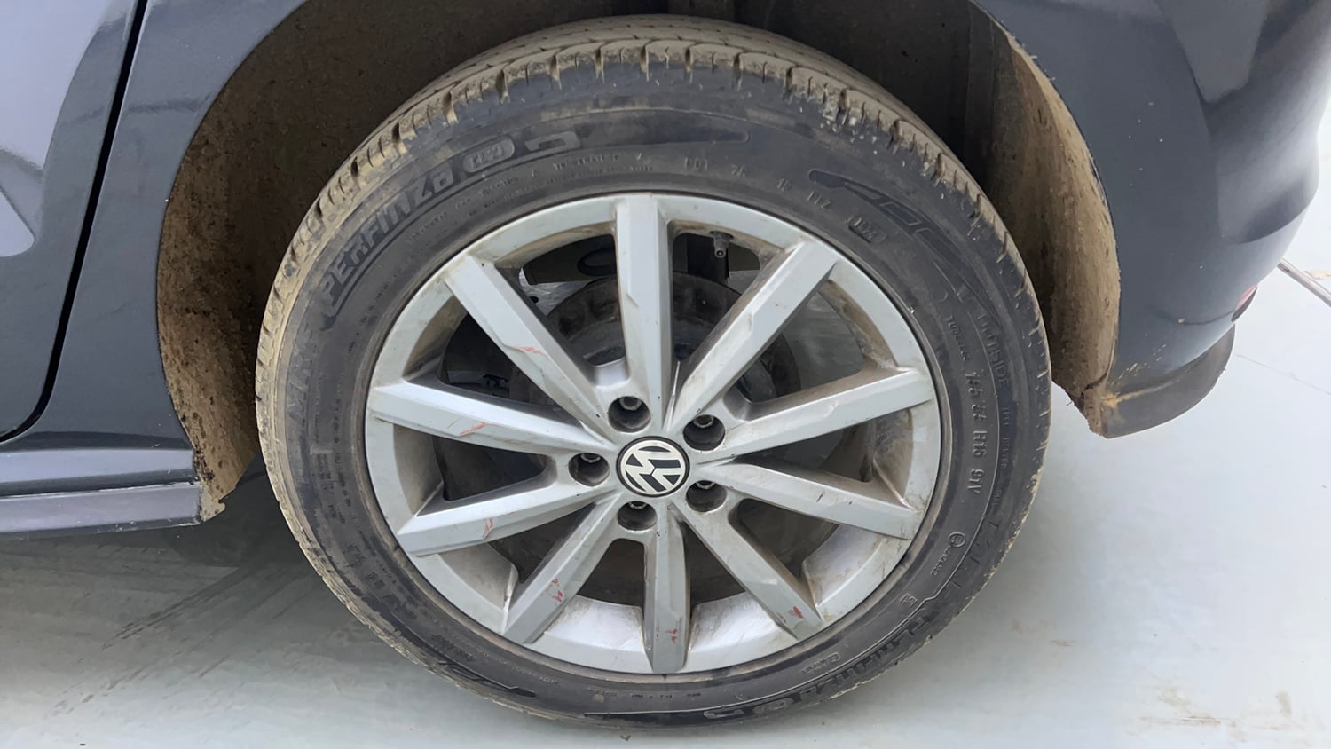 Used 2021 Volkswagen Polo GT Petrol Automatic tyres LEFT REAR TYRE RIM VIEW