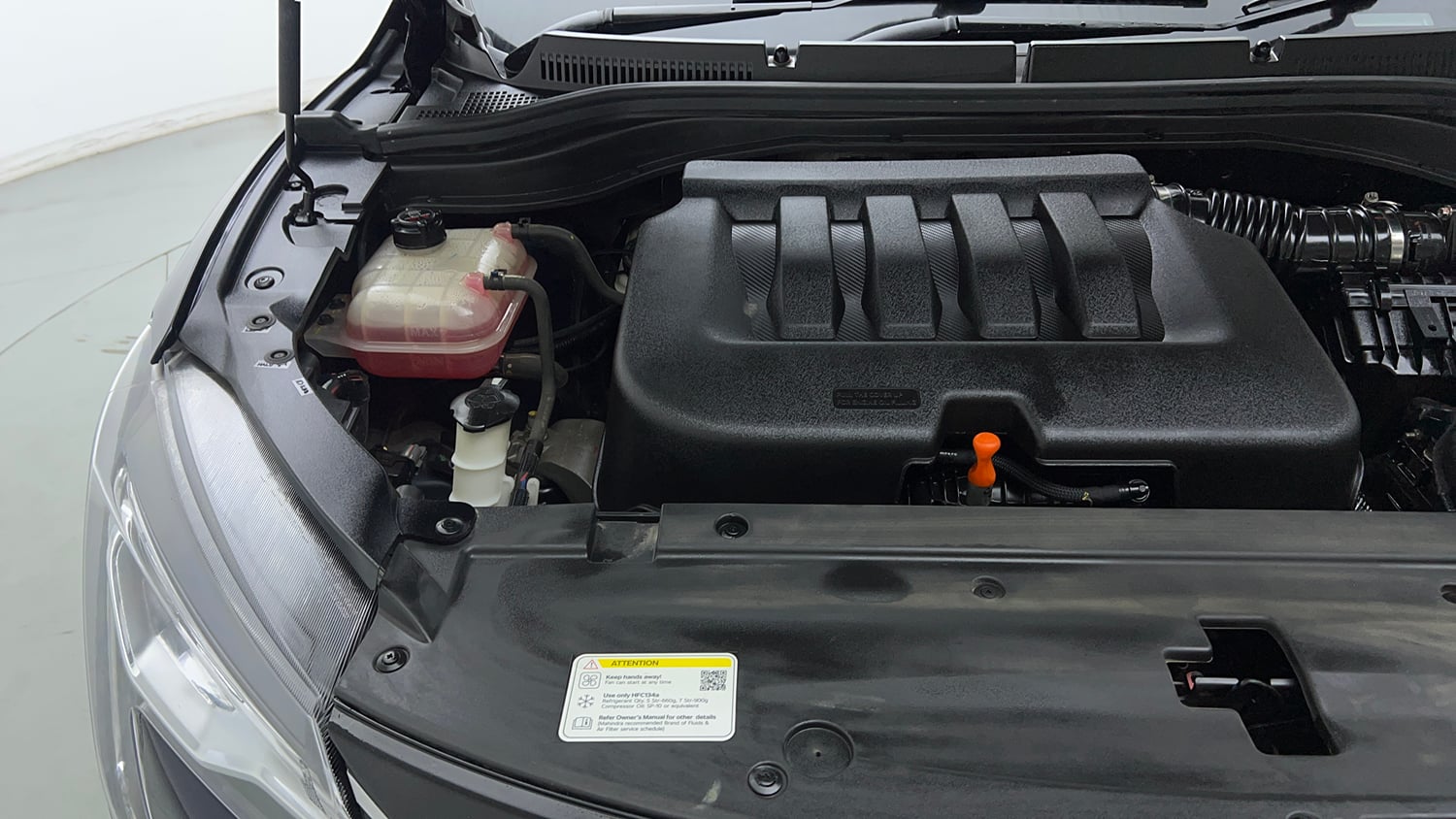 Used 2024 Mahindra XUV700 AX 7 Luxury Pack Petrol AT 7 STR Petrol Automatic engine ENGINE RIGHT SIDE VIEW