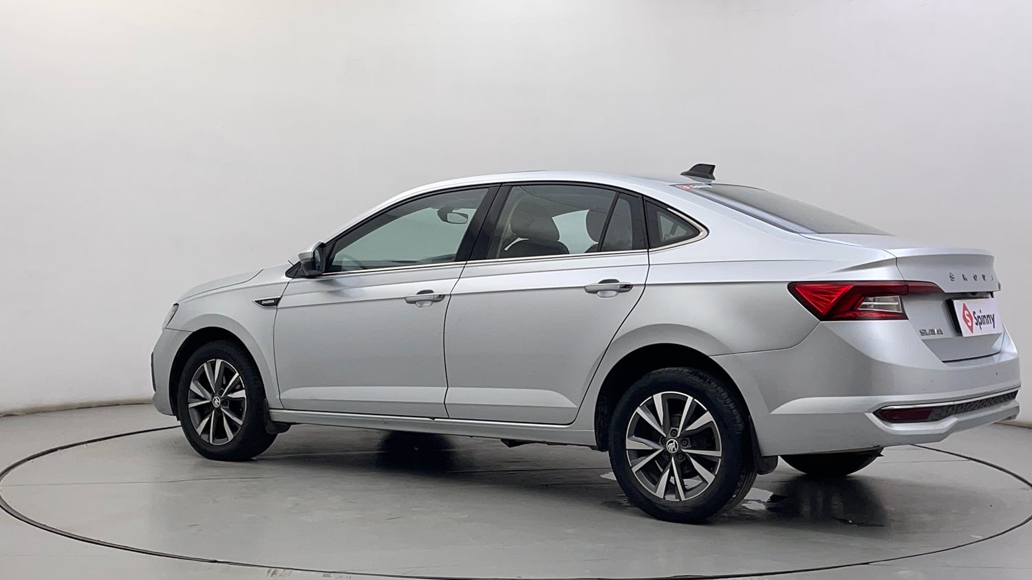 Used 2022 Skoda Slavia Style 1.0L TSI AT Petrol Automatic exterior LEFT REAR CORNER VIEW