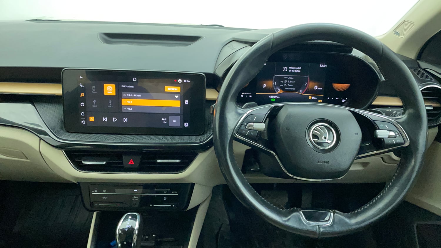 Used 2022 Skoda Slavia Style 1.0L TSI AT Petrol Automatic interior STEERING VIEW