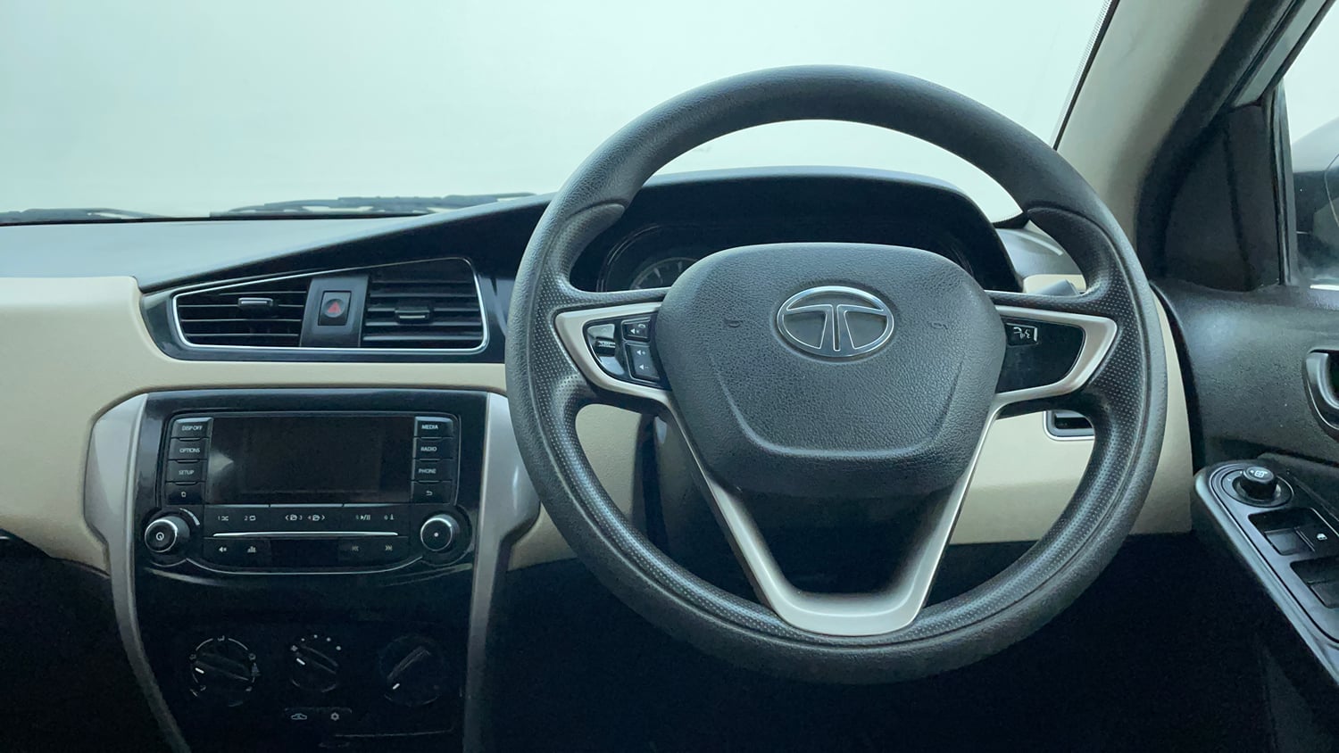 Used 2015 Tata Zest XM Petrol Petrol Manual interior STEERING VIEW