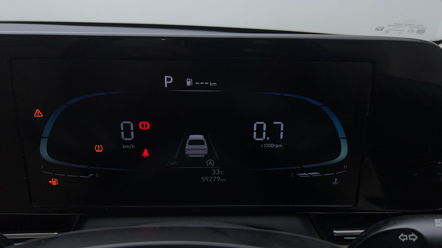 Used 2023 Hyundai Verna SX (O) 1.5 Petrol IVT Petrol Automatic interior CLUSTERMETER VIEW