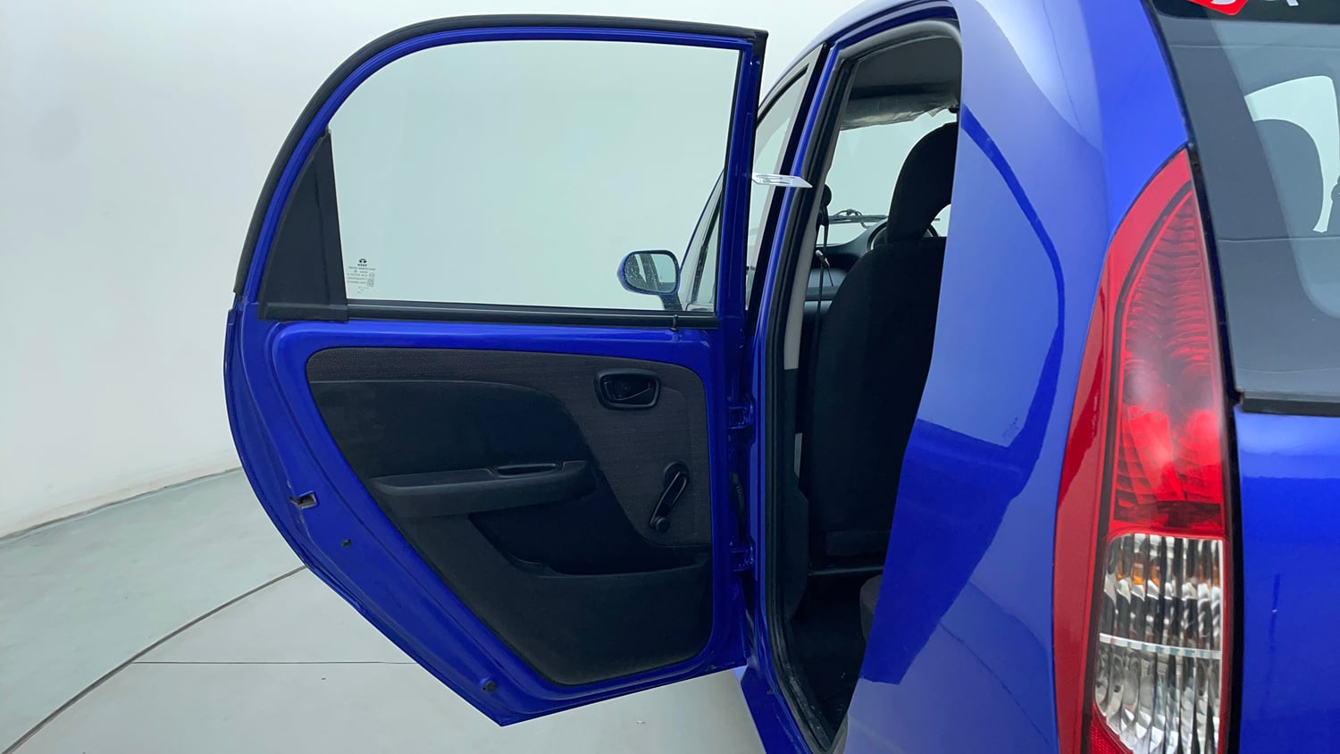 Used 2014 Tata Nano Twist XT Petrol Manual interior LEFT REAR DOOR OPEN VIEW