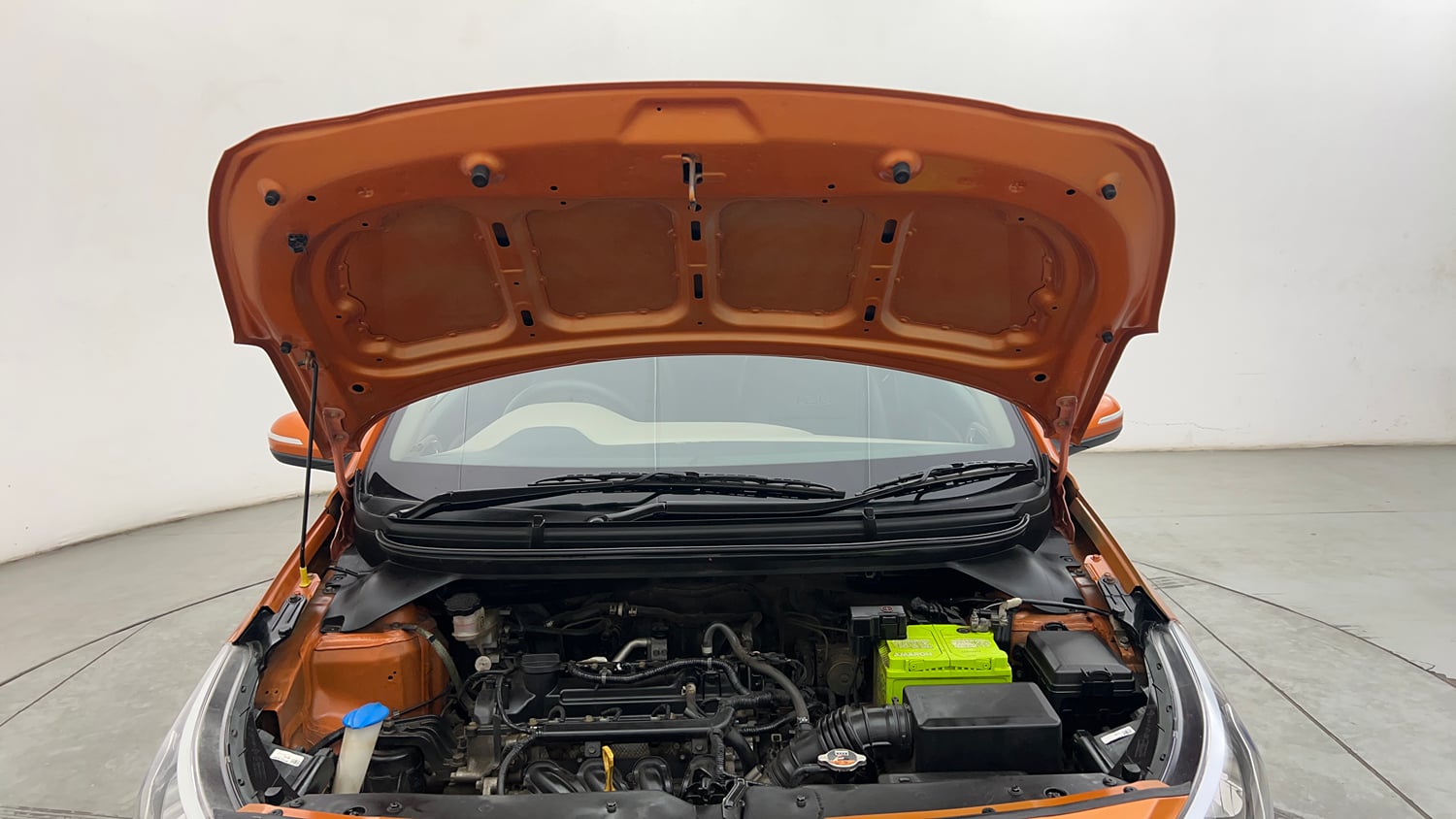 Used 2019 Hyundai Elite i20 Sportz Plus 1.2 Petrol Manual engine ENGINE & BONNET OPEN FRONT VIEW