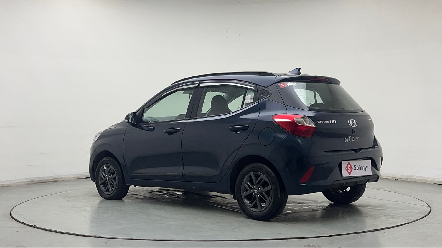 Used 2023 Hyundai Grand i10 Nios Sportz AMT 1.2 Kappa VTVT Petrol Automatic exterior LEFT REAR CORNER VIEW