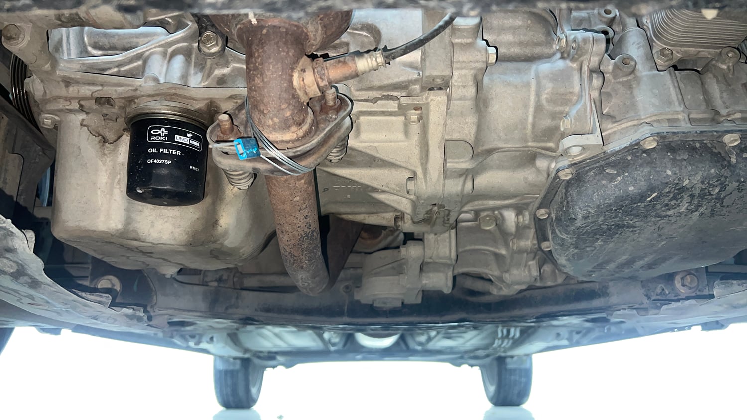 Used 2019 Maruti Suzuki Baleno Zeta Automatic Petrol Automatic extra FRONT LEFT UNDERBODY VIEW