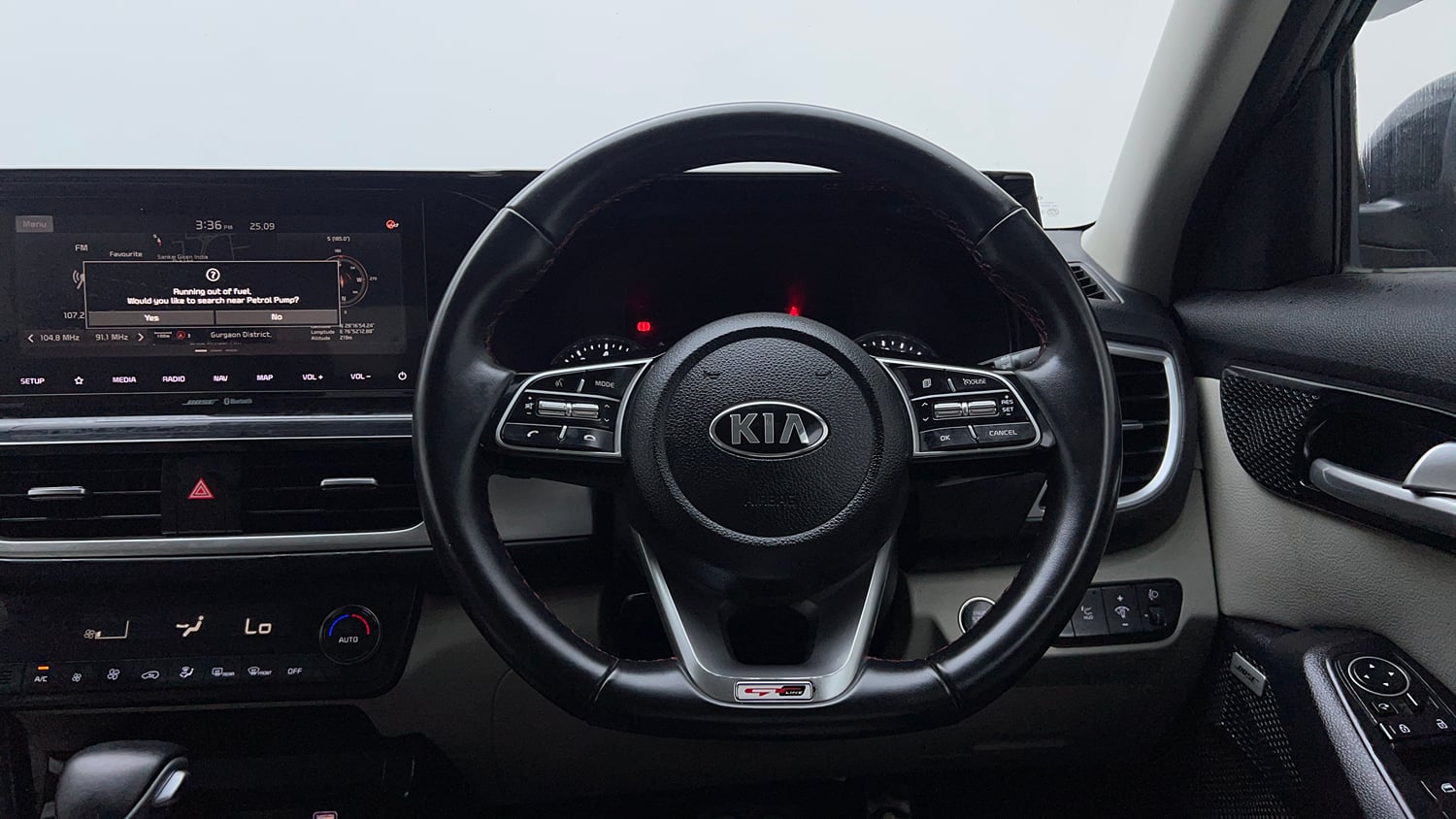 Used 2019 kia Seltos GTX Plus DCT 1.4 Petrol Automatic interior STEERING VIEW