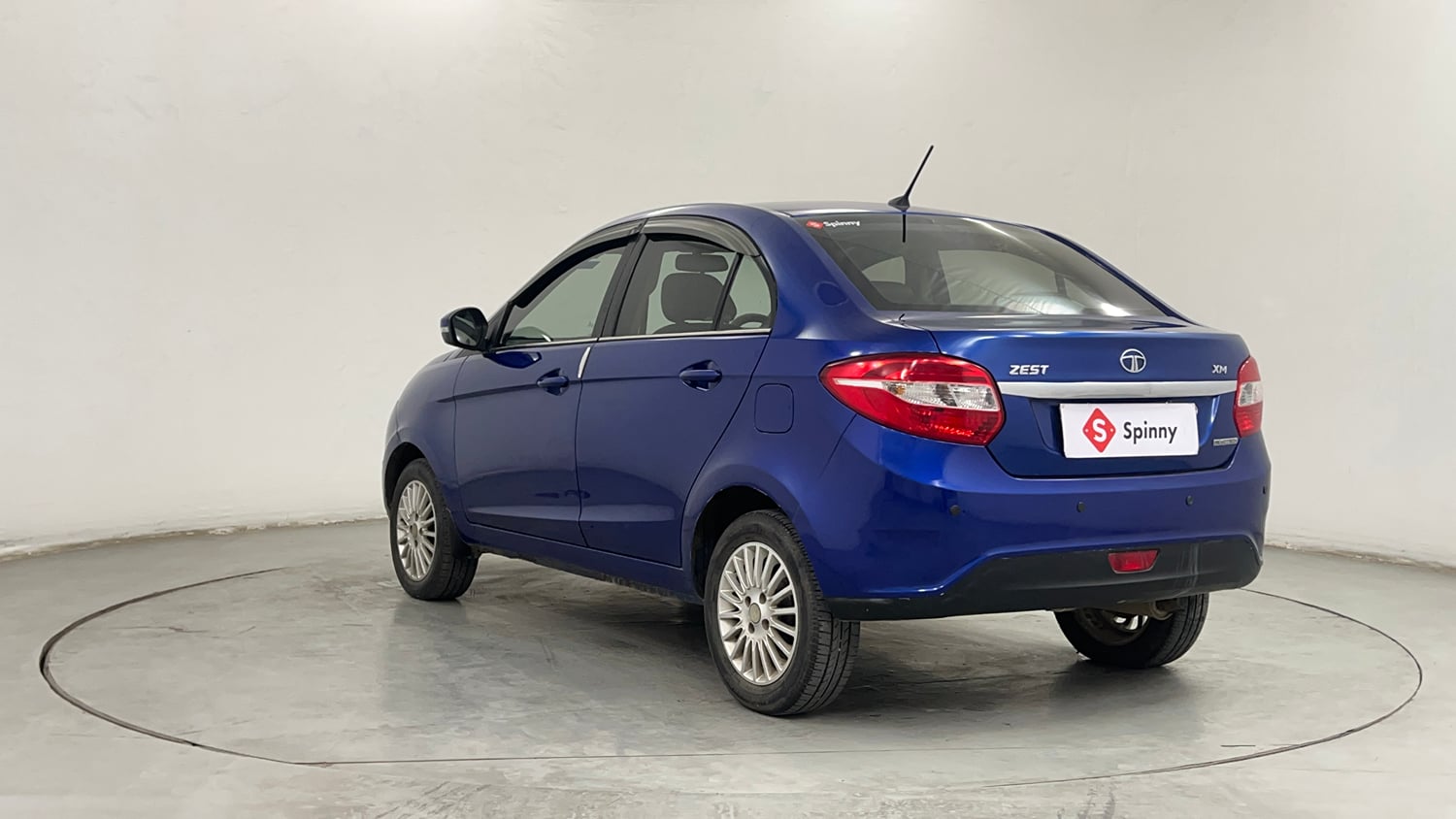 Used 2014 Tata Zest XM Petrol Petrol Manual exterior LEFT REAR CORNER VIEW