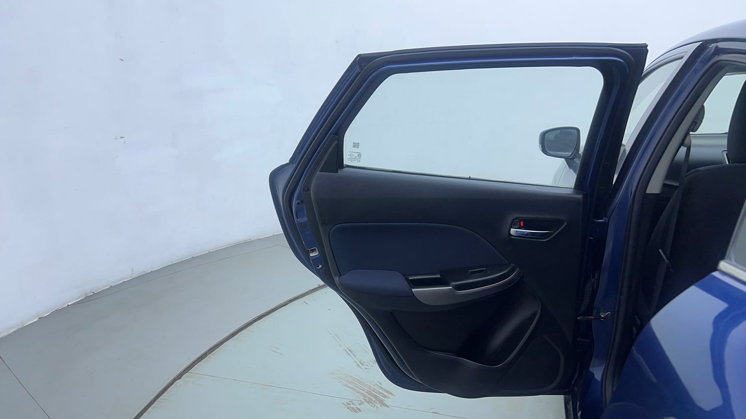 Used 2021 Maruti Suzuki Baleno Zeta Petrol Manual interior LEFT REAR DOOR OPEN VIEW