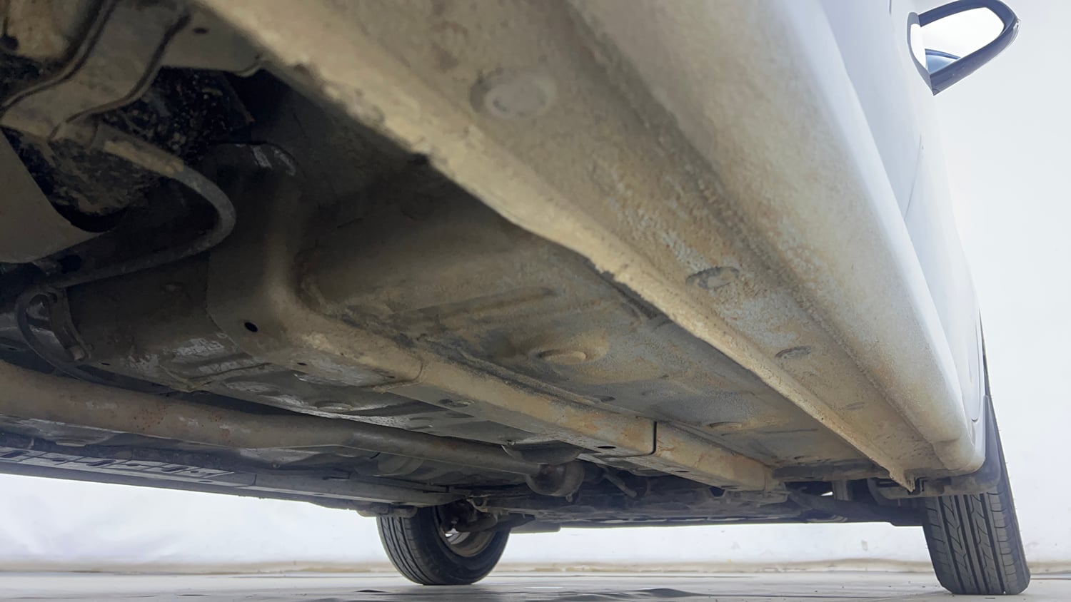 Used 2022 Hyundai Grand i10 Nios Sportz 1.2 Kappa VTVT Petrol Manual extra REAR RIGHT UNDERBODY VIEW