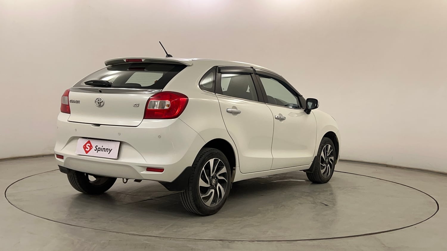 Used 2021 Toyota Glanza G Petrol Manual exterior RIGHT REAR CORNER VIEW