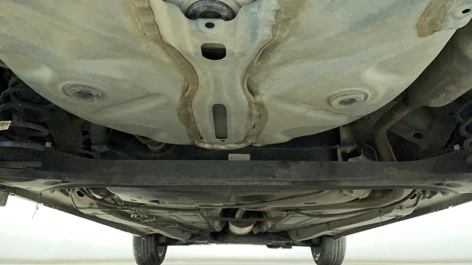 Used 2018 Maruti Suzuki Baleno Zeta 1.2 Petrol Manual extra REAR UNDERBODY VIEW (TAKEN FROM REAR)