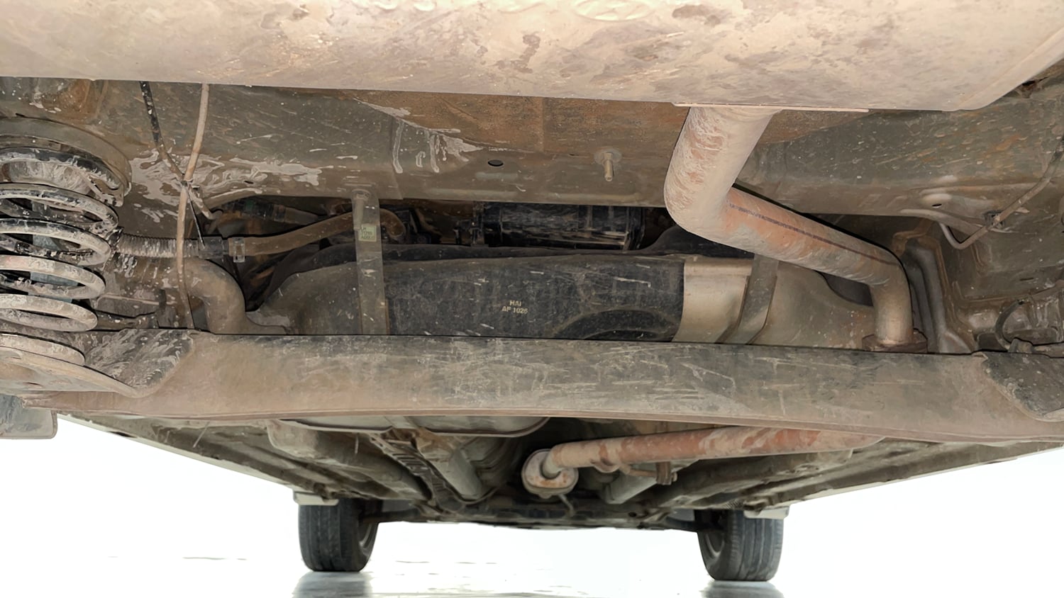 Used 2018 Hyundai Creta 1.6 E+ VTVT Petrol + CNG (Outside Fitted) Cng Manual extra REAR UNDERBODY VIEW (TAKEN FROM REAR)