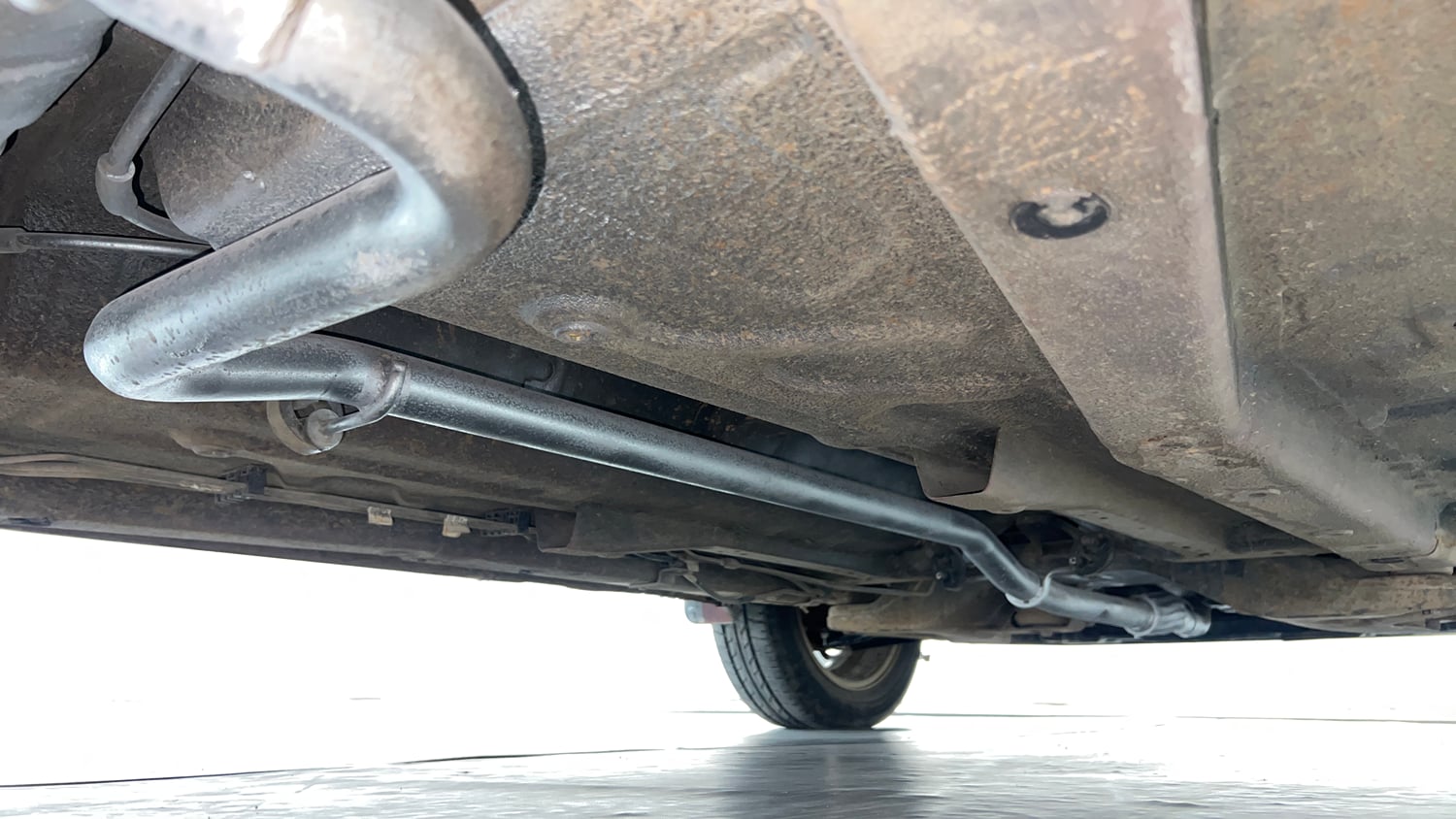 Used 2016 Tata Zest XT Petrol Petrol Manual extra REAR RIGHT UNDERBODY VIEW