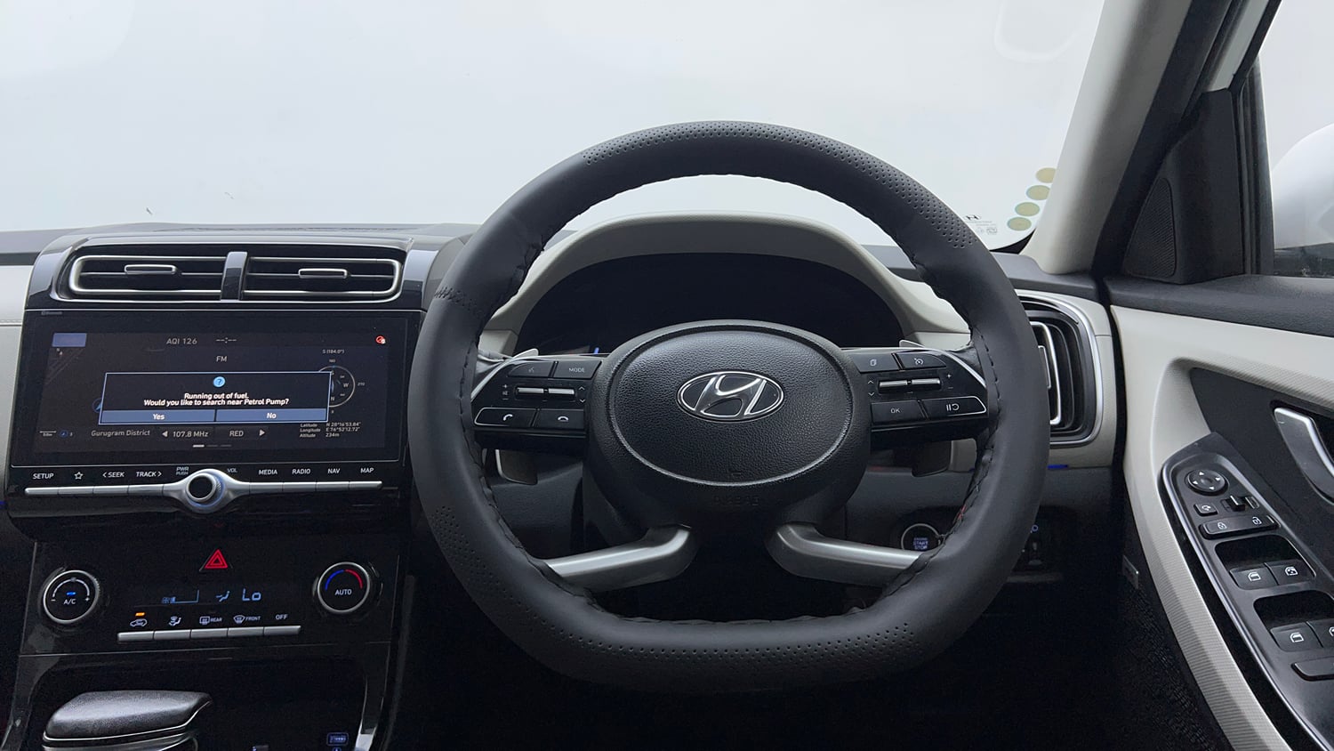 Used 2023 Hyundai Creta SX (O) 1.5 Petrol IVT Petrol Automatic interior STEERING VIEW