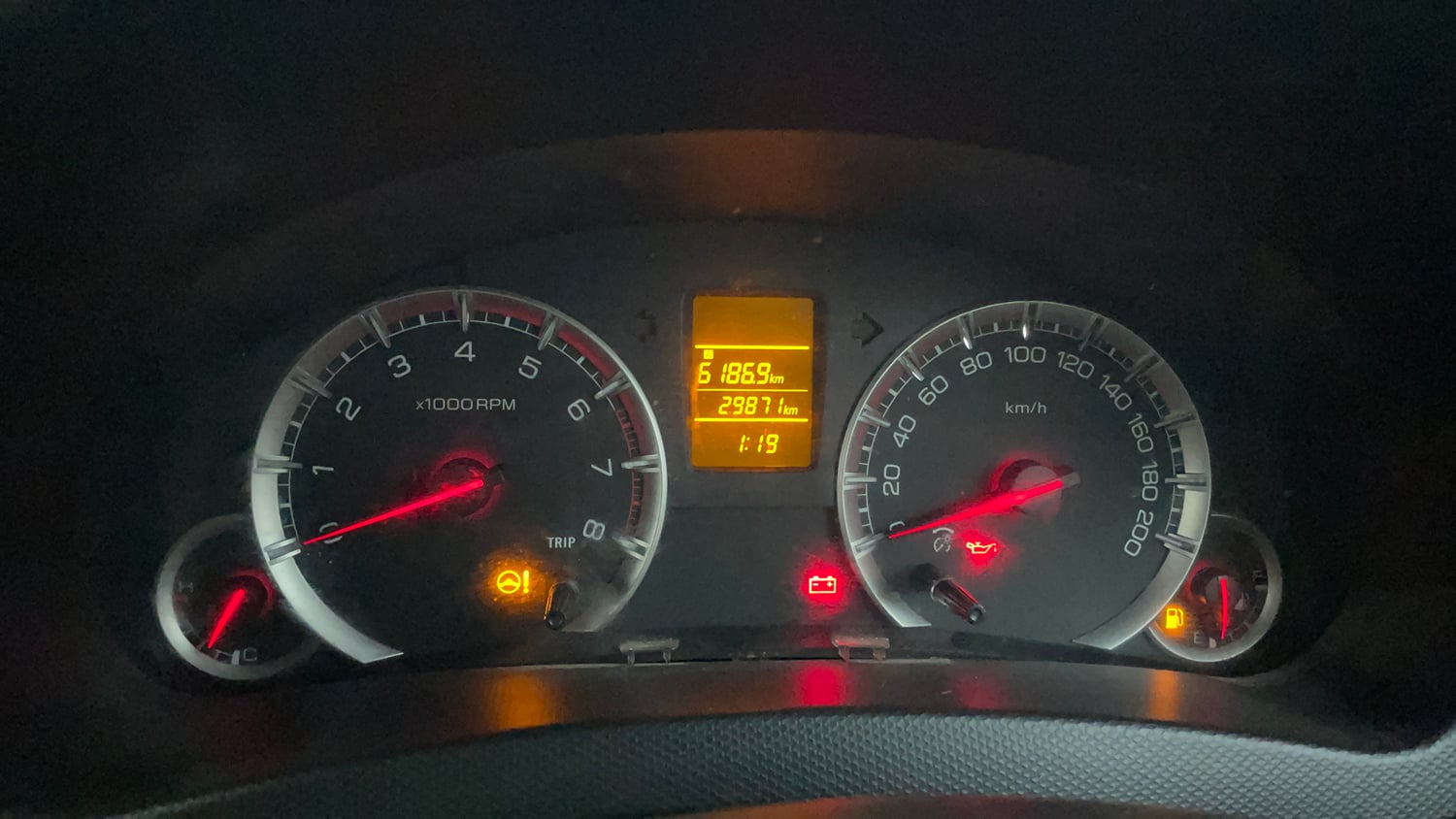 Used 2014 Maruti Suzuki Swift VXi Petrol Manual interior CLUSTERMETER VIEW