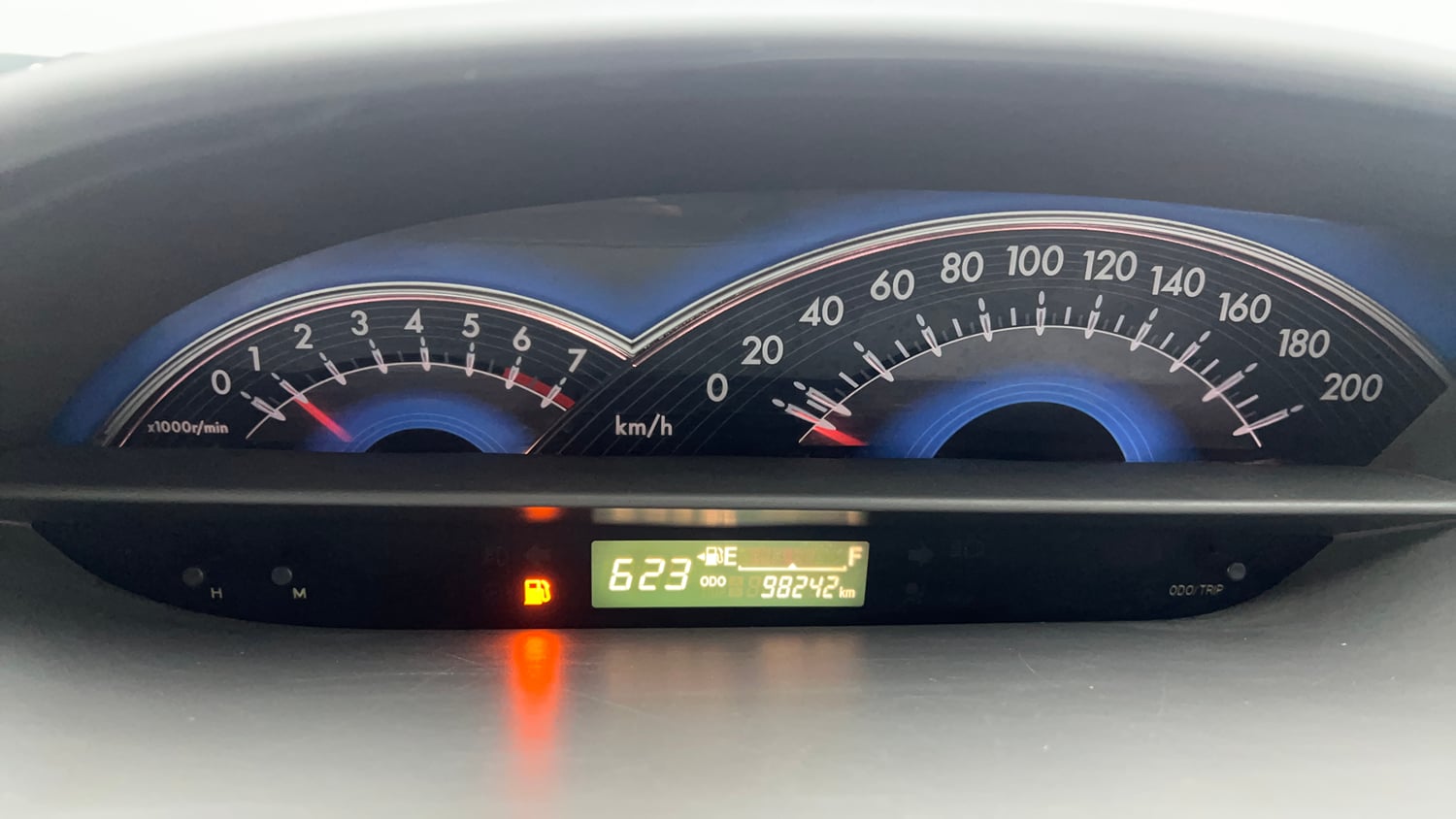 Used 2016 Toyota Etios Liva V Petrol Manual interior CLUSTERMETER VIEW