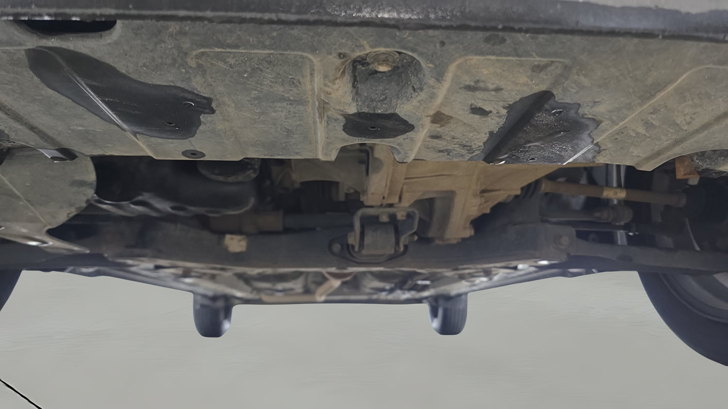 Used 2021 Hyundai Grand i10 Nios Asta 1.2 Kappa VTVT Petrol Manual extra FRONT LEFT UNDERBODY VIEW