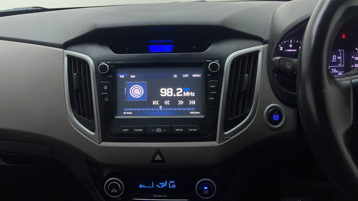 Used 2017 Hyundai Creta SX Plus 1.6 AT Petrol Petrol Automatic top_features Integrated (in-dash) music system