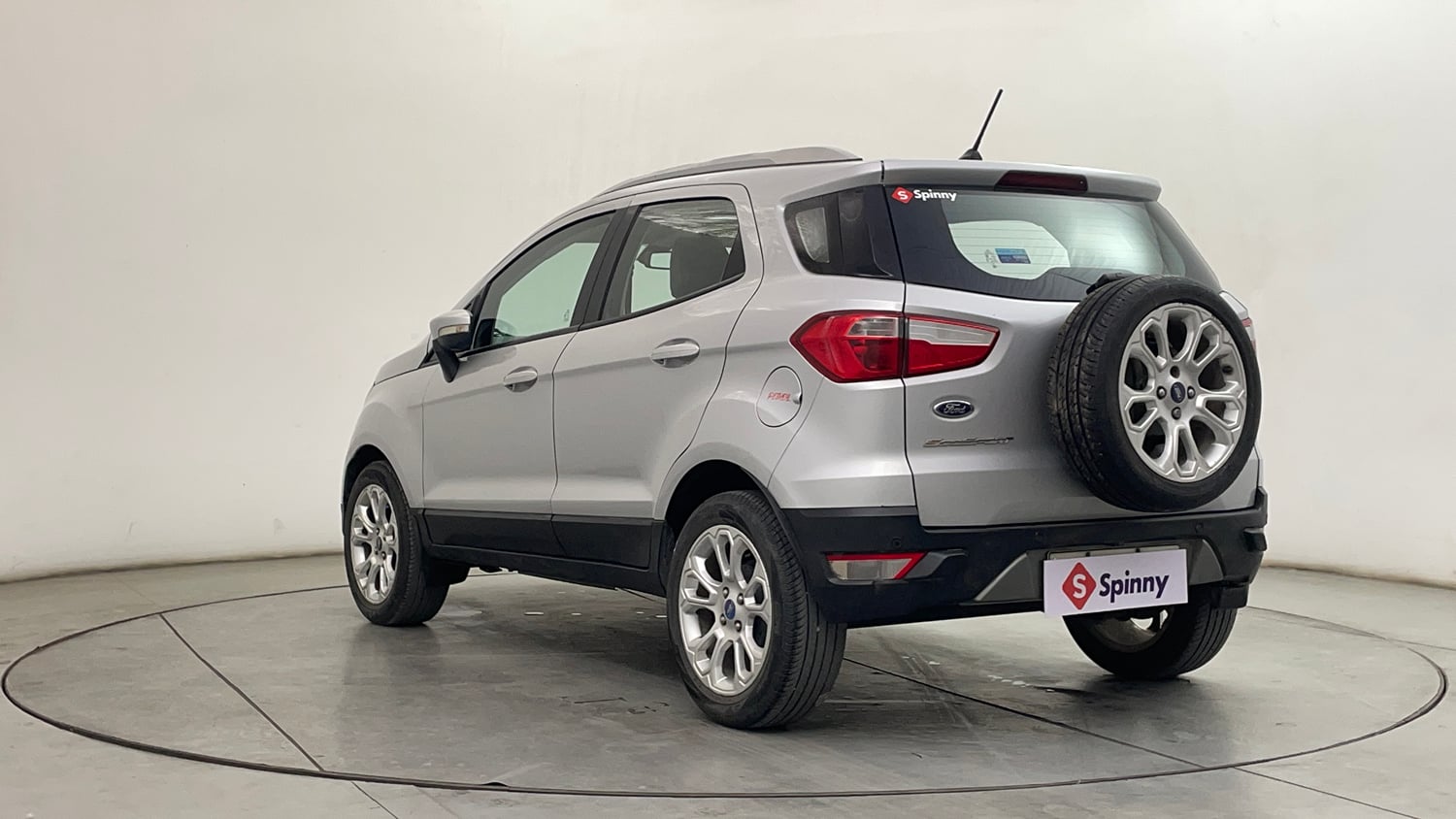 Used 2018 Ford EcoSport Titanium + 1.5L Ti-VCT AT Petrol Automatic exterior LEFT REAR CORNER VIEW