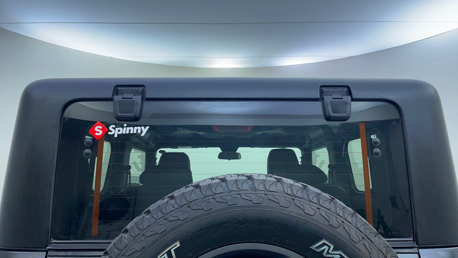 Used 2022 mahindra Thar LX Hard Top Petrol AT 4WD Petrol Automatic exterior BACK WINDSHIELD VIEW