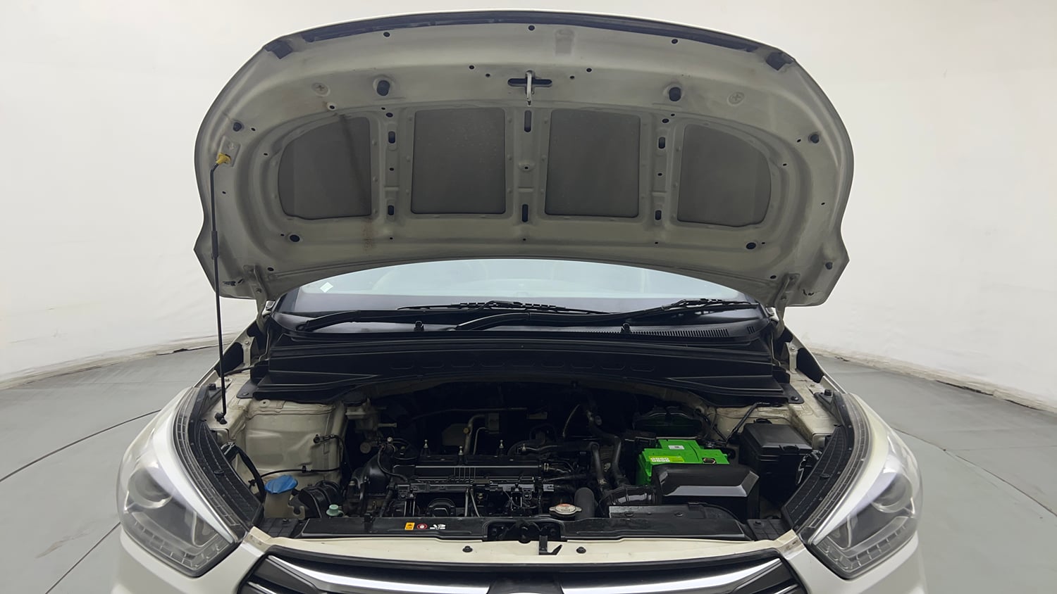 Used 2017 Hyundai Creta SX Plus 1.6 AT Petrol Petrol Automatic engine ENGINE & BONNET OPEN FRONT VIEW
